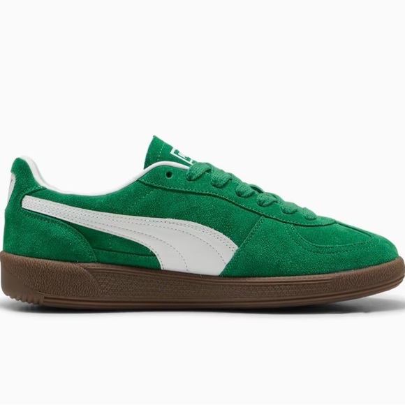 NIB Puma Palermo Green Suede Sneakers Kids 7/Womens 8.5 - Picture 6 of 9